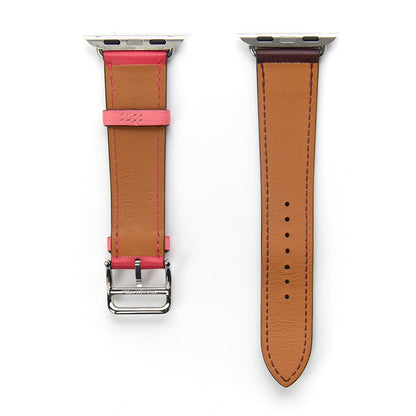 Hermes Swift 42mm Apple Watch Band Bordeaux Rose Extreme Rose Azalee 3 of 6