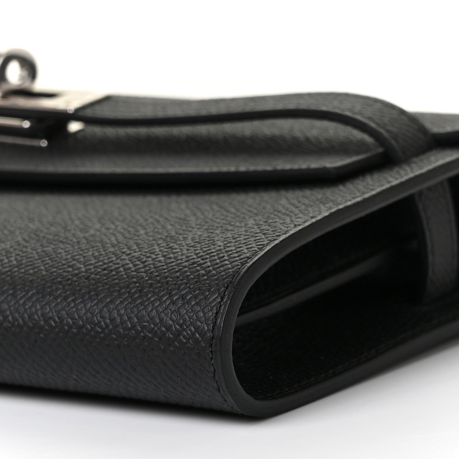 Hermes Epsom Kelly Wallet To Go Black 7 of 9