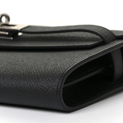 Hermes Epsom Kelly Wallet To Go Black 7 of 9