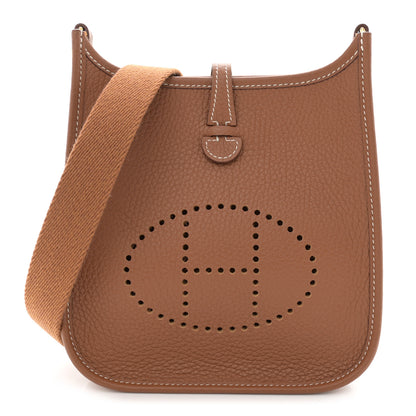 Hermes Taurillon Clemence Evelyne TPM Gold 1 of 12