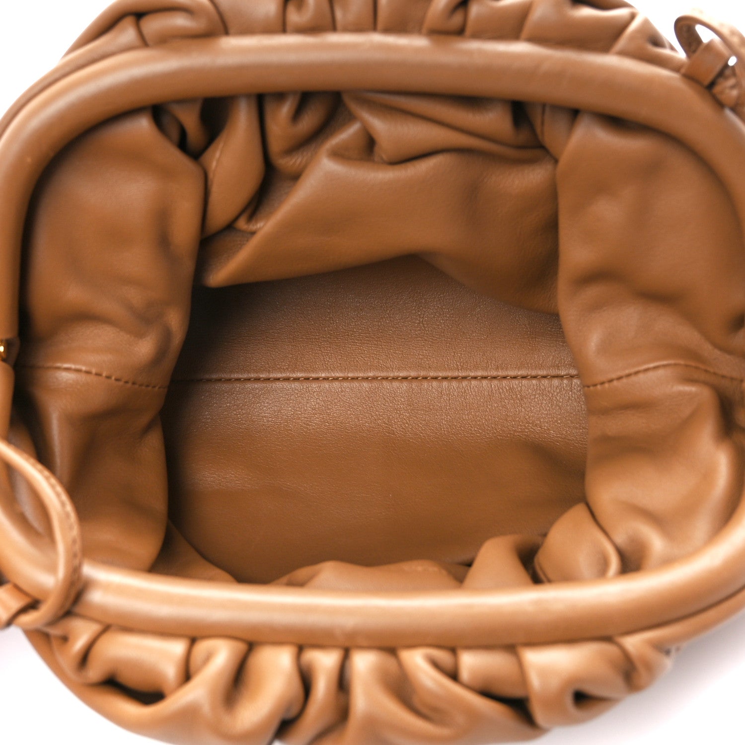 Bottega Veneta Butter Calfskin The Mini Pouch Camel 5 of 13