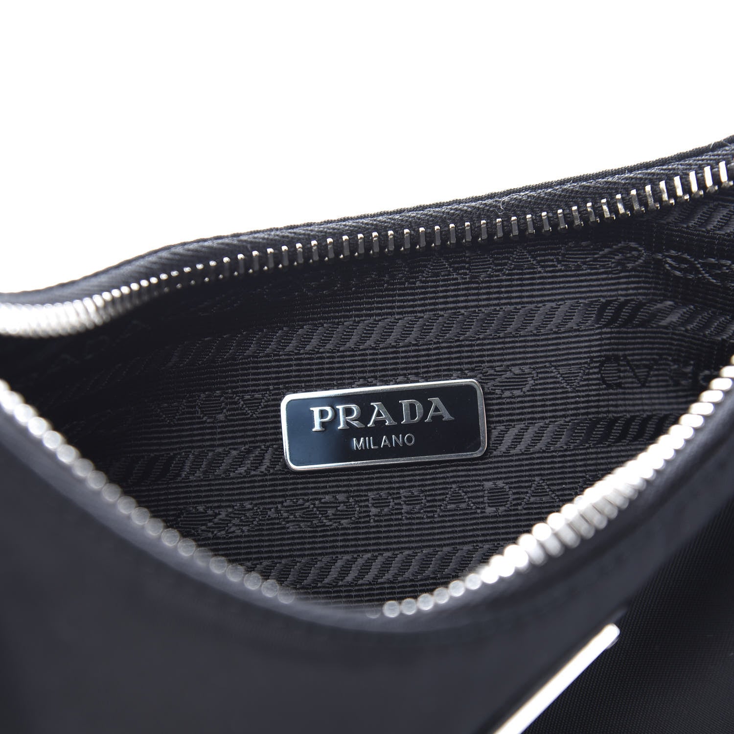 Prada Nylon Re-Edition 2005 Shoulder Bag Black 9 of 14