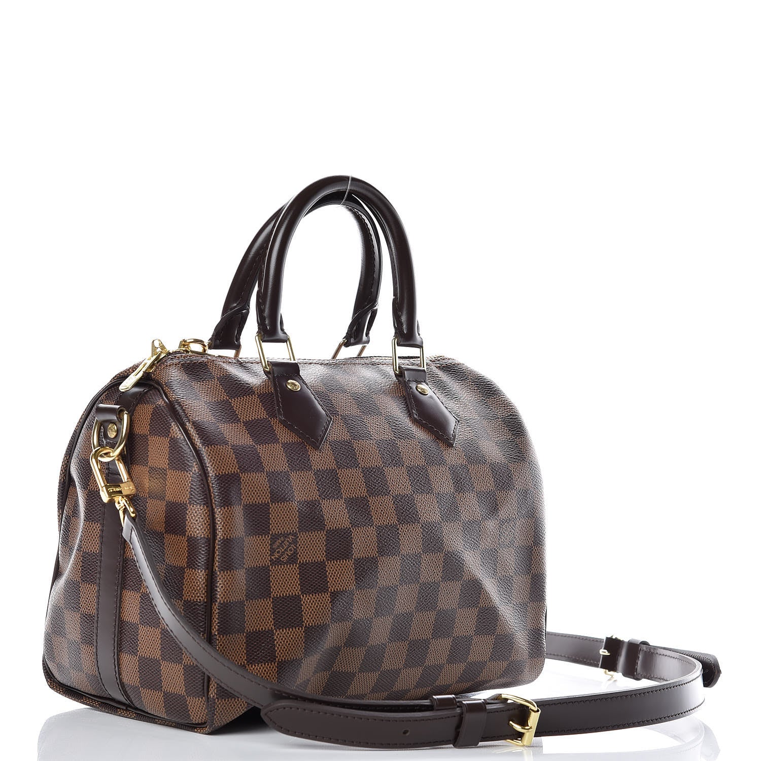 Louis Vuitton Damier Ebene Speedy Bandouliere 25 3 of 10