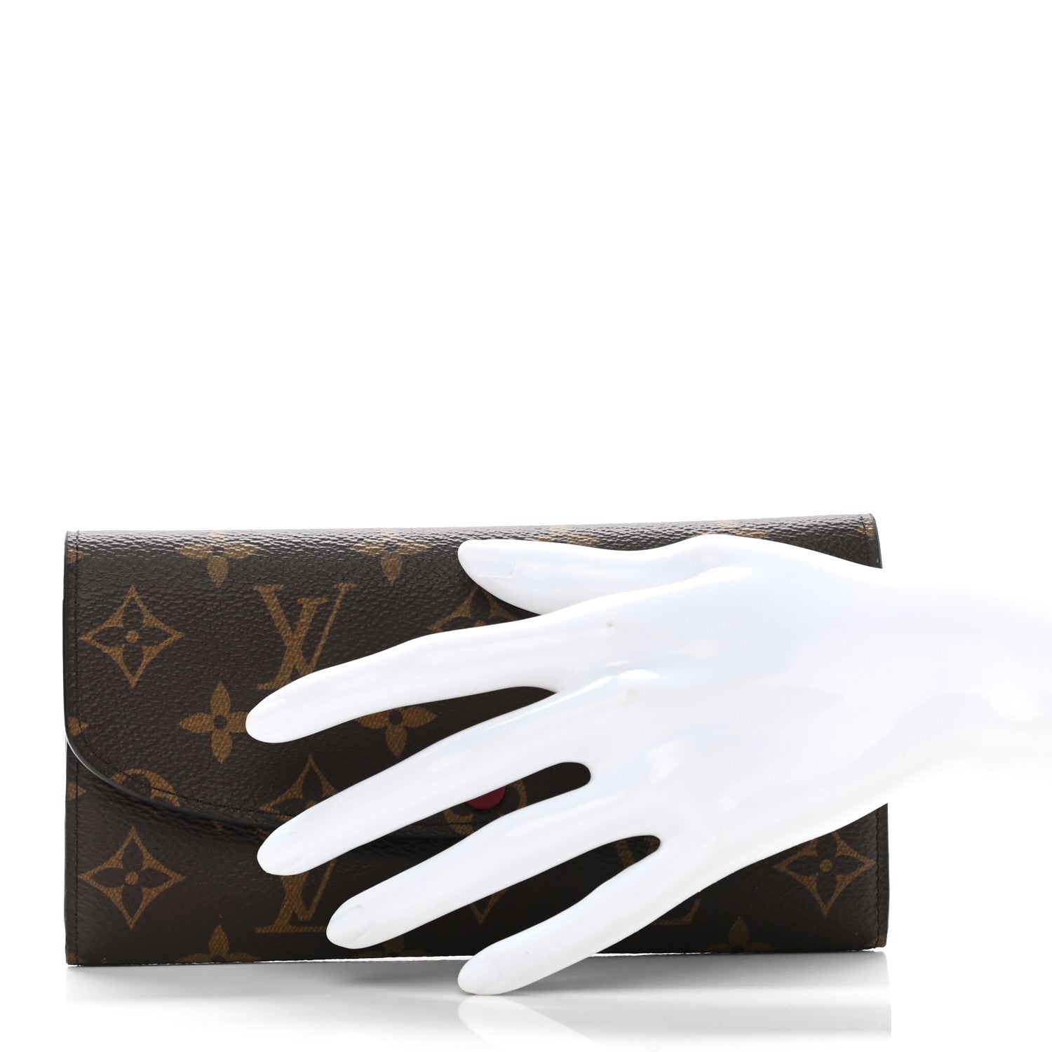 Louis Vuitton Monogram Emilie Wallet Fuchsia 2 of 6
