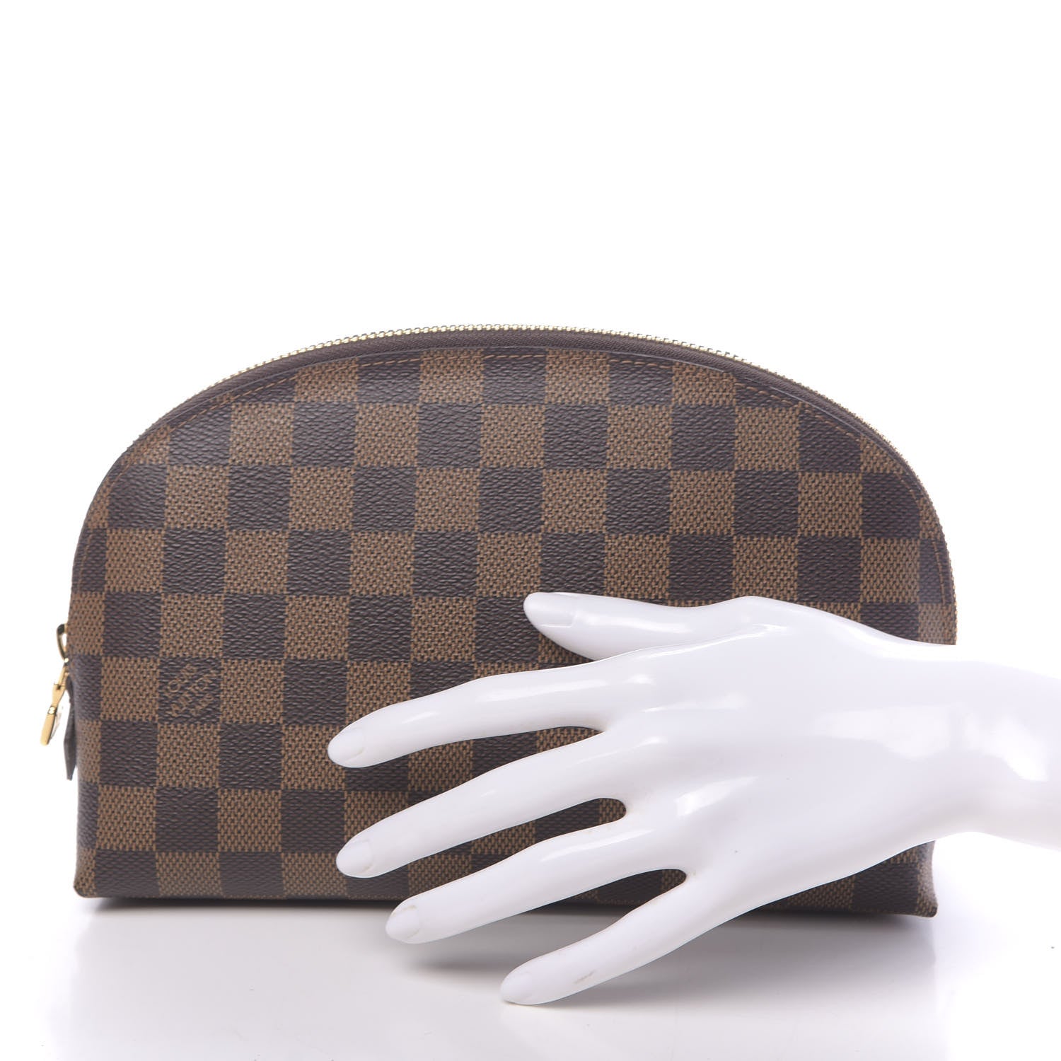 Louis Vuitton Damier Ebene Cosmetic Pouch GM 3 of 17