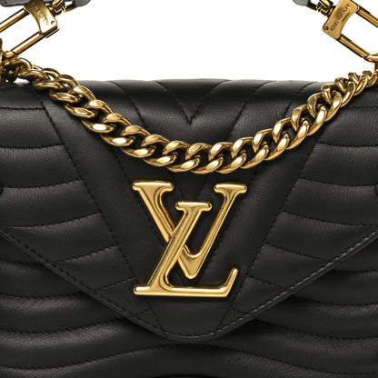 Louis Vuitton Calfskin New Wave Chain PM Black 10 of 12