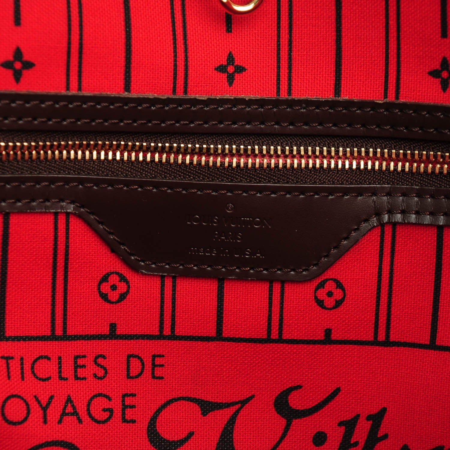 Louis Vuitton Damier Ebene Neverfull MM 6 of 7