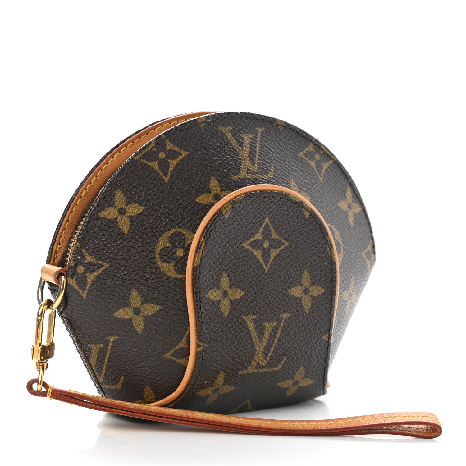 Louis Vuitton Monogram Mini Ellipse Wristlet Clutch 3 of 7