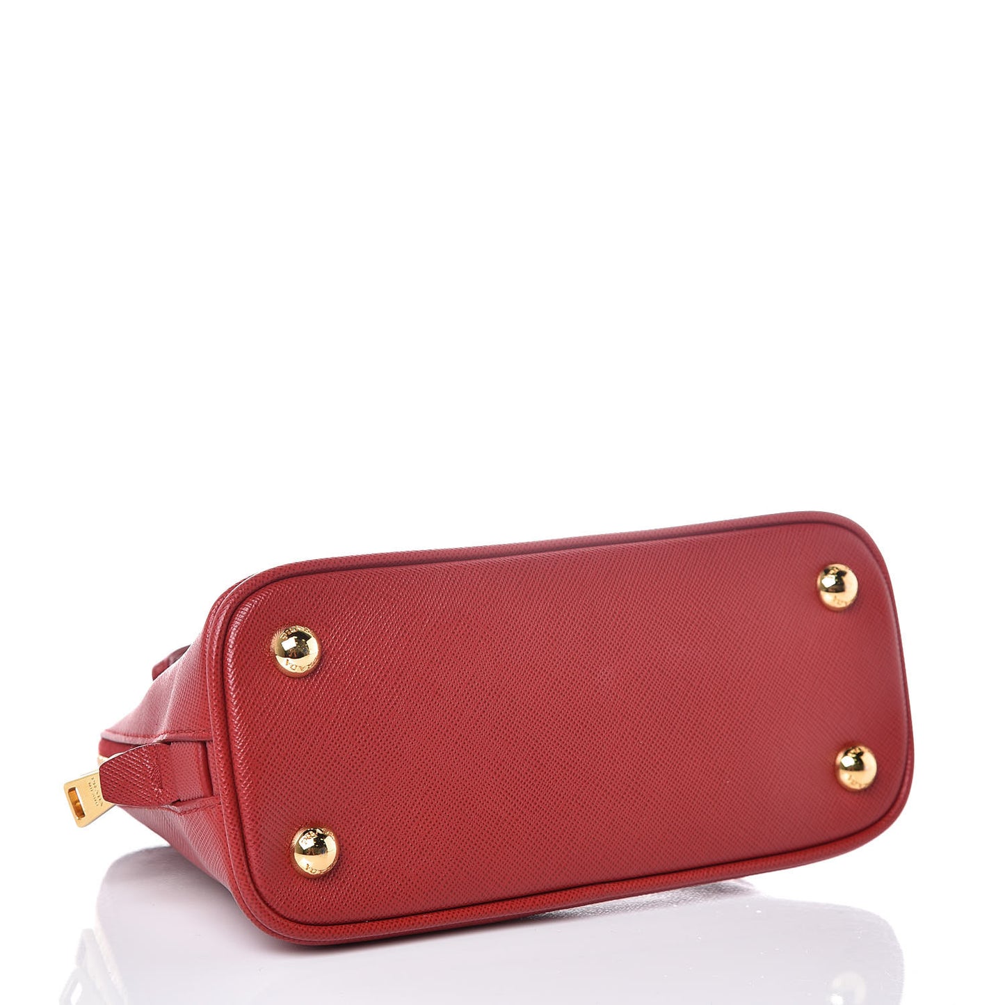 Saffiano Lux Mini Promenade Tote Fuoco