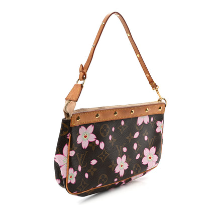 Louis Vuitton Monogram Cherry Blossom Pochette Accessories Brown 3 of 11