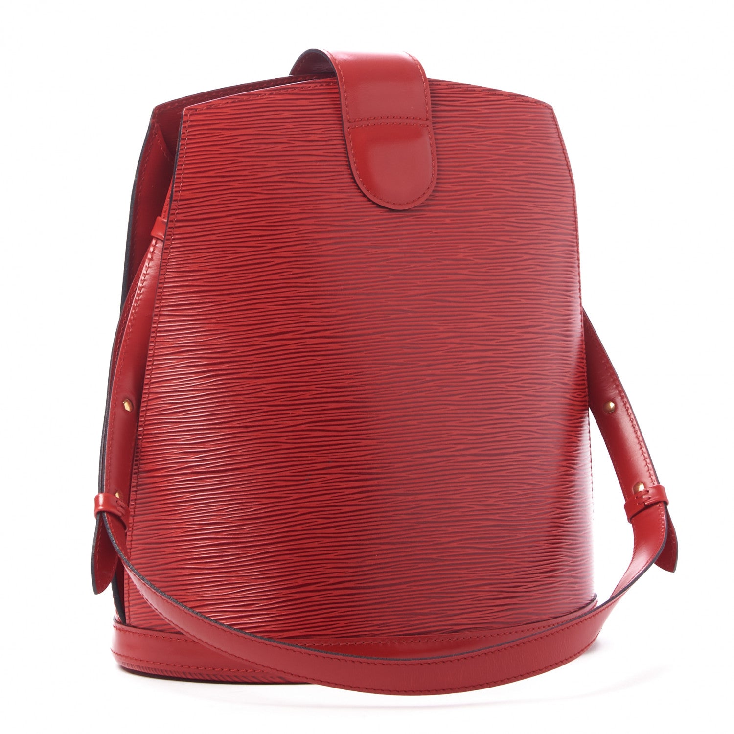 Louis Vuitton Epi Cluny Castillan Red 3 of 8