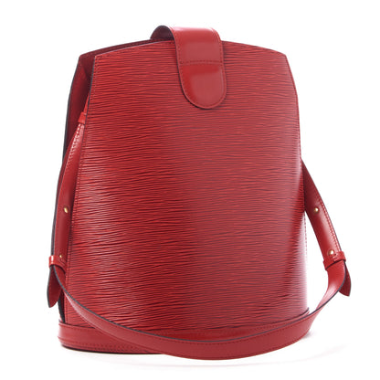 Louis Vuitton Epi Cluny Castillan Red 3 of 8