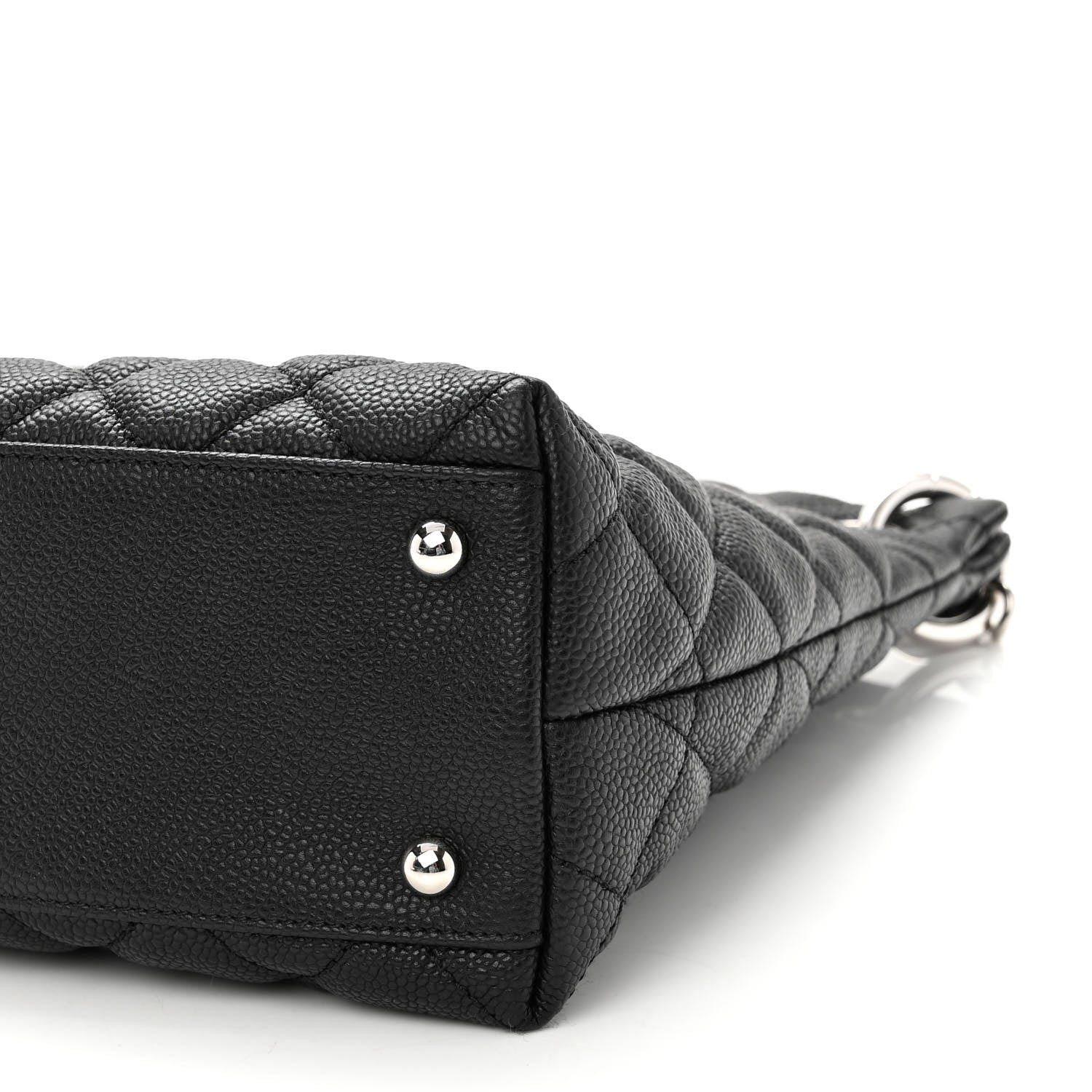 Chanel Caviar Quilted Large CC Shopping Tote Black 10 of 10