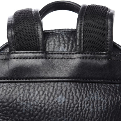MCM Visetos Small Side Stud Stark Backpack Black 6 of 10