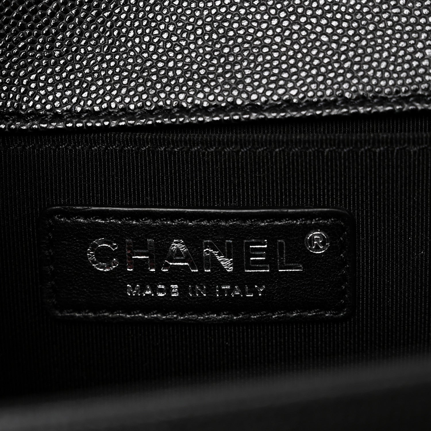 Chanel Caviar Quilted Medium Boy Flap Black 6 of 10