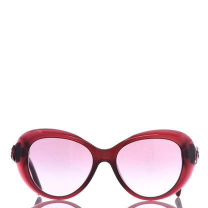 Chanel Lambskin Camellia CC Sunglasses 5318 Q Red 3 of 8