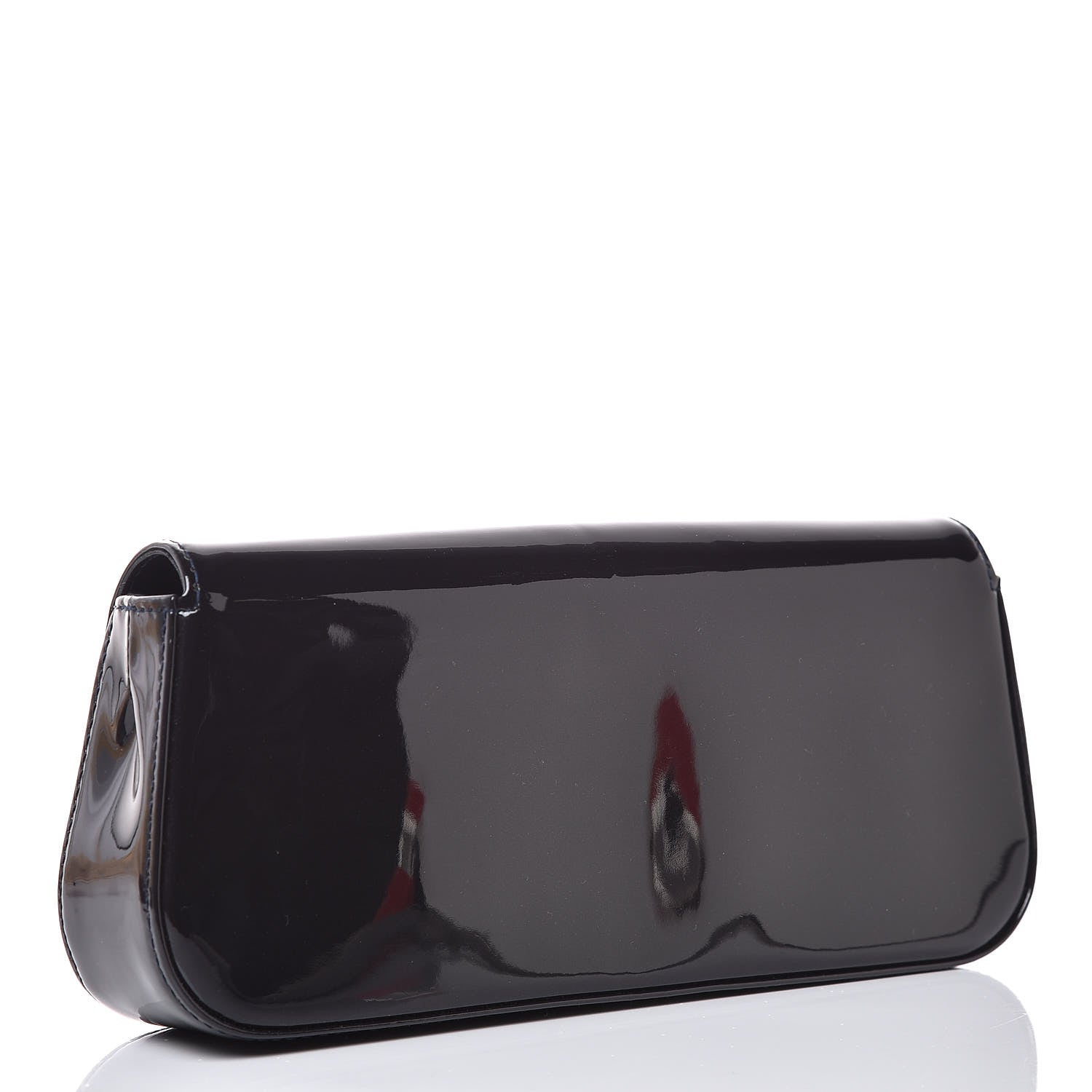 Louis Vuitton Patent Sobe Clutch Blue Infini 3 of 6