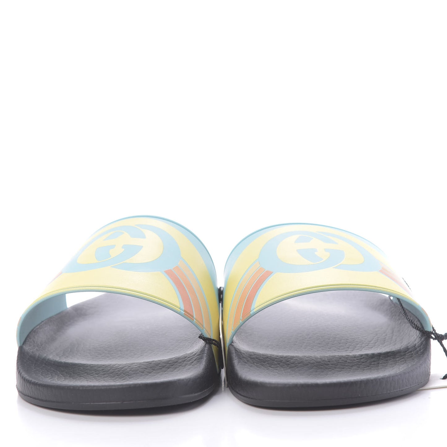 Rubber GG Rainbow Mens Pursuit Pool Slide Sandals 12 Aquamarine