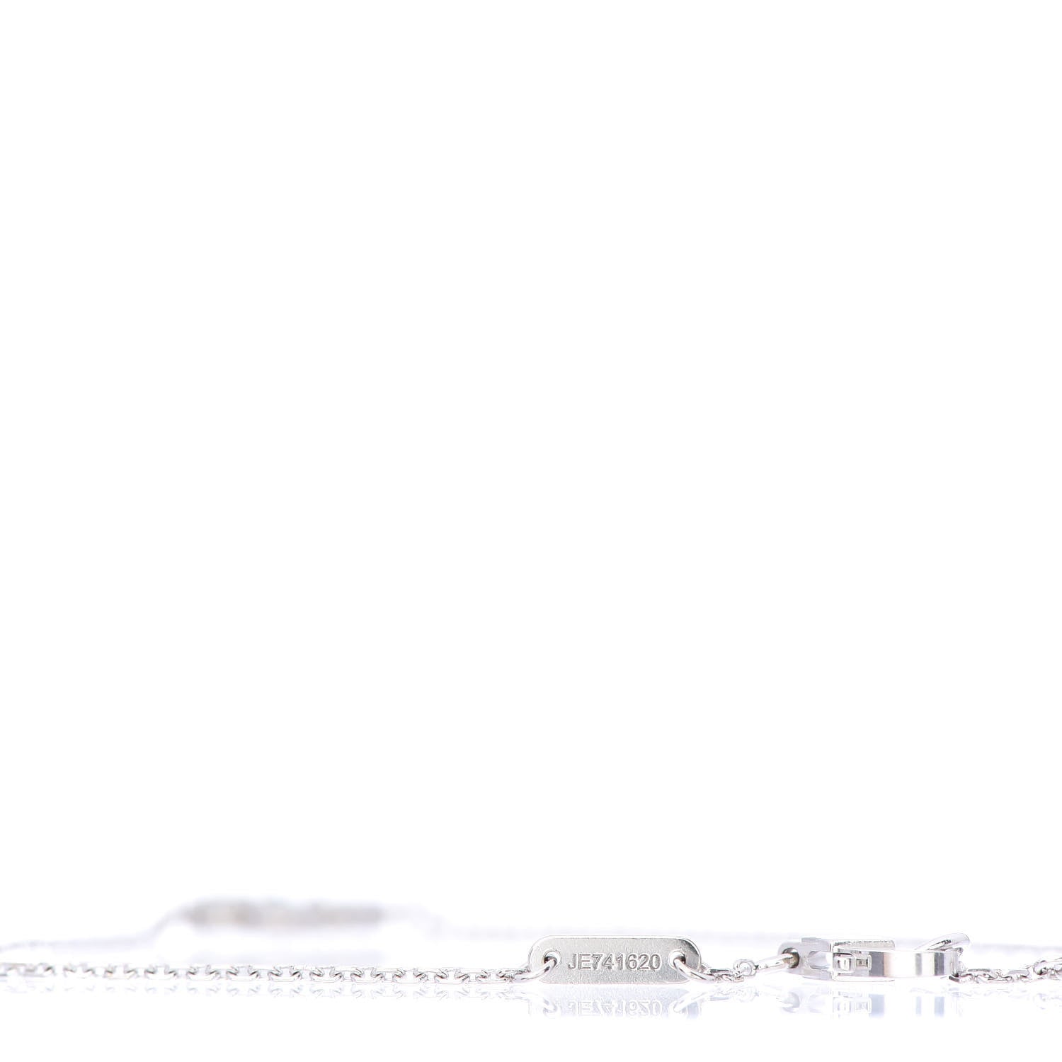 Van Cleef & Arpels 18K White Gold Turquoise Sweet Alhambra Butterfly Bracelet 5 of 7