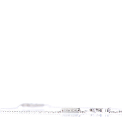 Van Cleef & Arpels 18K White Gold Turquoise Sweet Alhambra Butterfly Bracelet 5 of 7