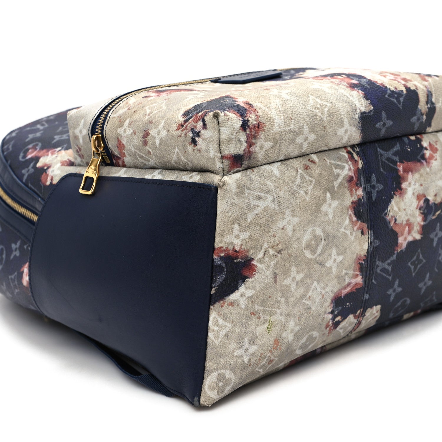 Louis Vuitton Monogram Bleach Discovery Backpack PM Ink Blue 8 of 12