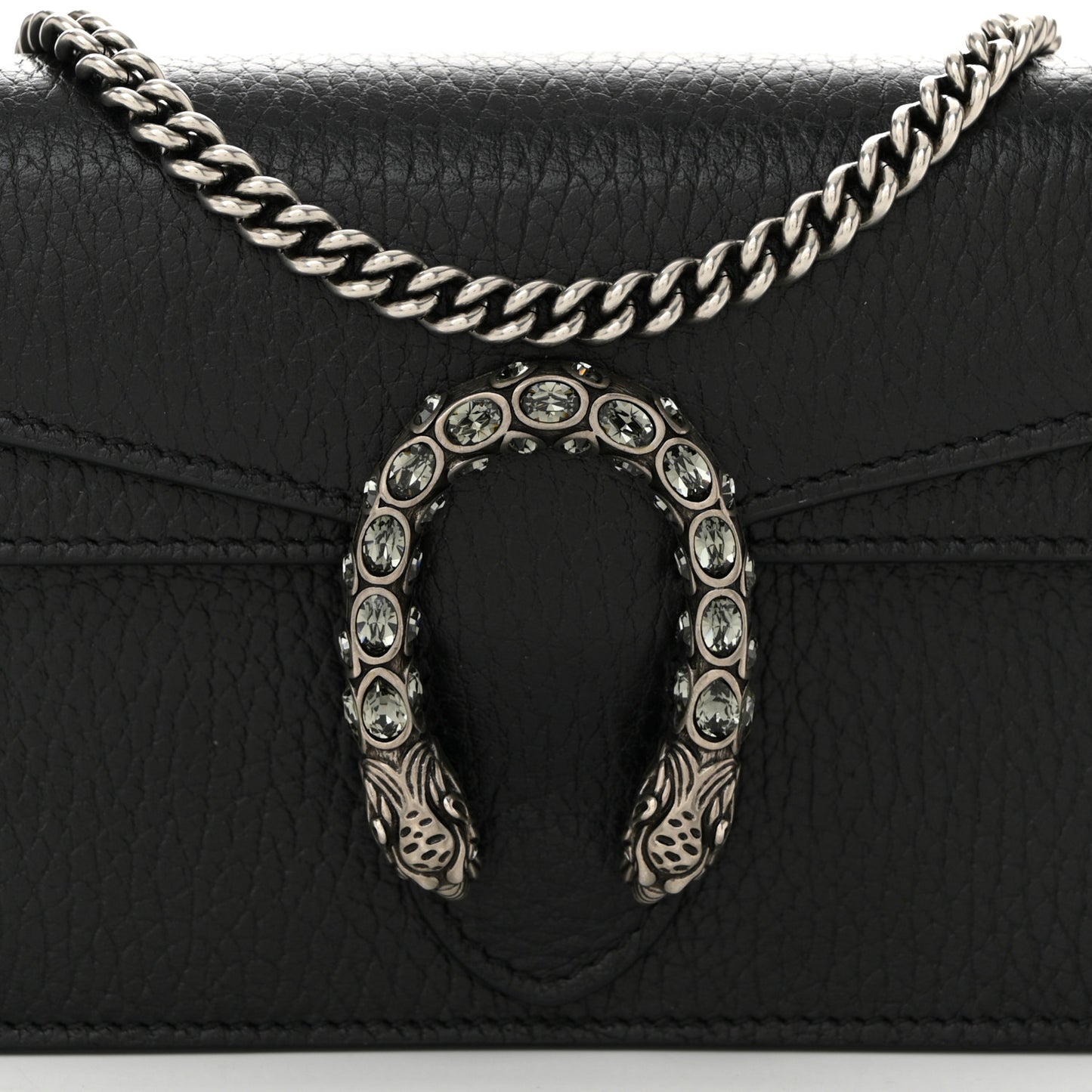 Calfskin Super Mini Dionysus Shoulder Bag Black