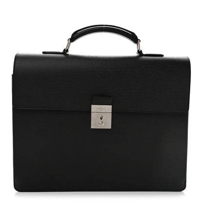 Louis Vuitton Taiga Neo Robusto 2 Compartment Briefcase Black 2 of 25