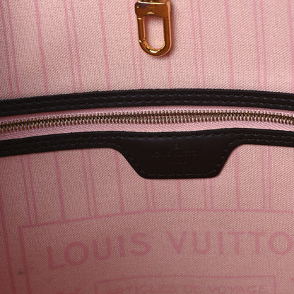 Louis Vuitton Damier Ebene Neo Neverfull MM Rose Ballerine 6 of 11