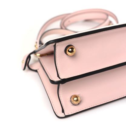 Fendi Shiny Nappa Petite Peekaboo I SEE U Satchel Rosa Confetto 8 of 9