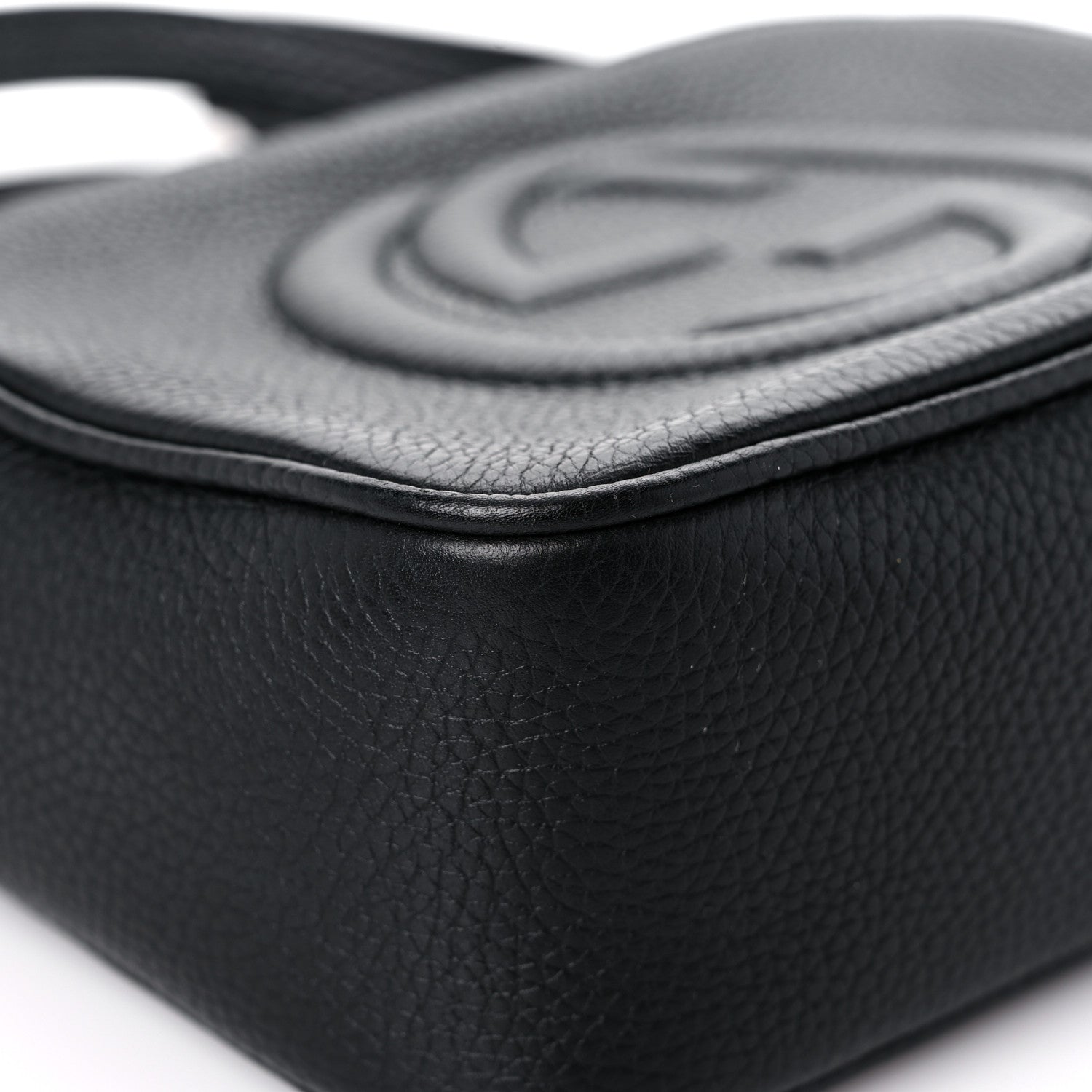 Gucci Pebbled Calfskin Small Soho Disco Bag Black 9 of 12