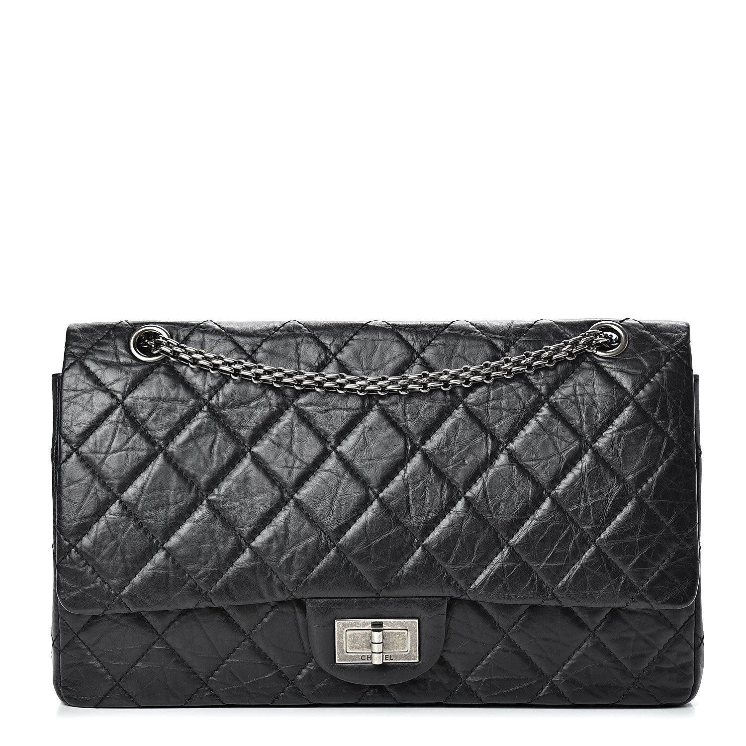 Chanel Aged Calfskin Quilted 2.55 Reissue 227 Flap Black 1 of 16
