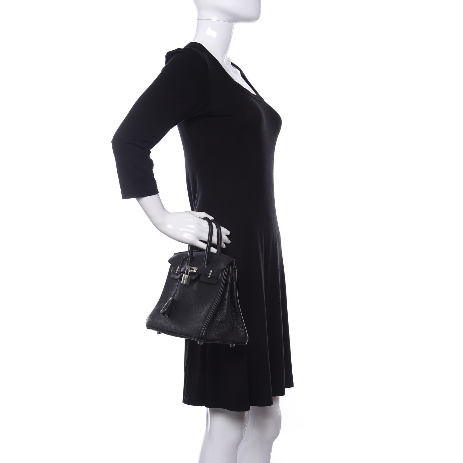 Hermes Togo Birkin 25 Black 2 of 12