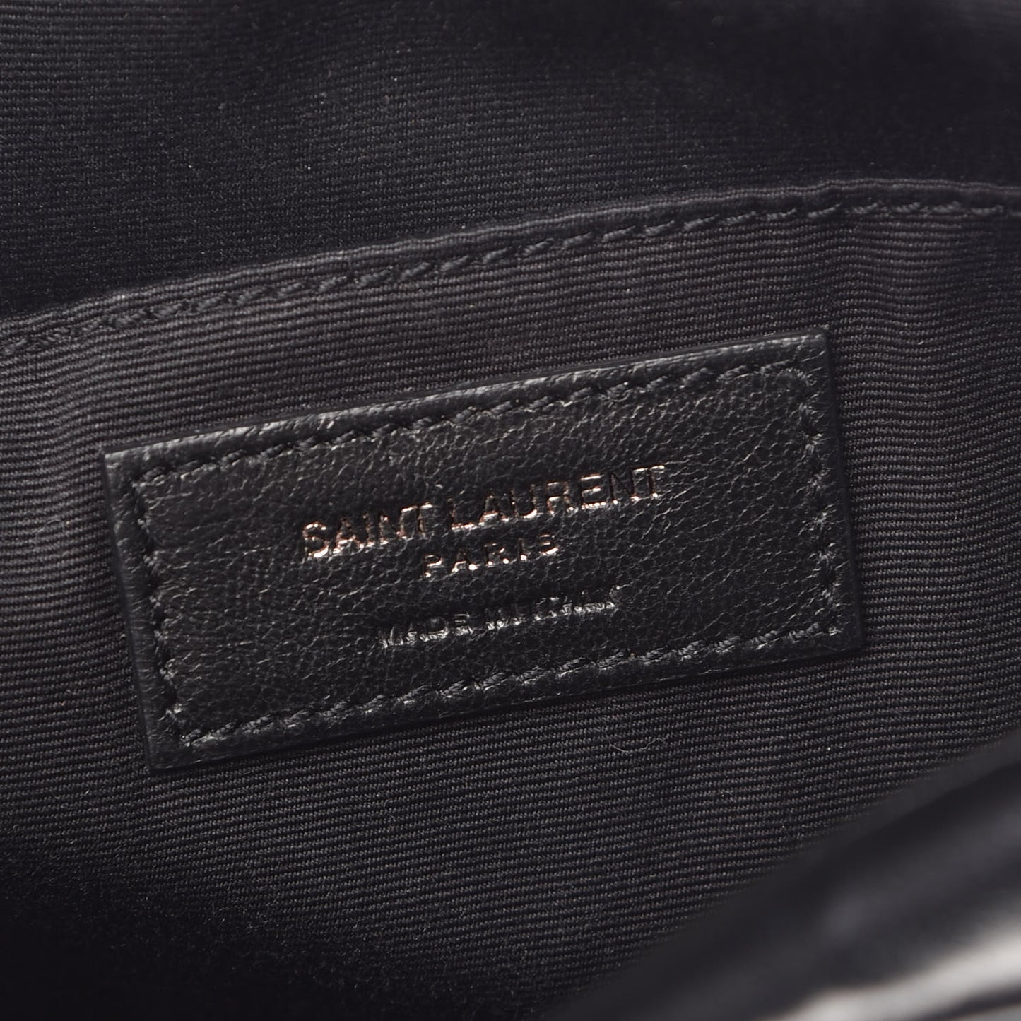 Calfskin Matelasse Monogram Lou Camera Bag Black