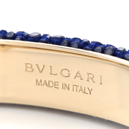 Bulgari Galuchat Divas' Dream Cuff Bracelet Blue 4 of 4