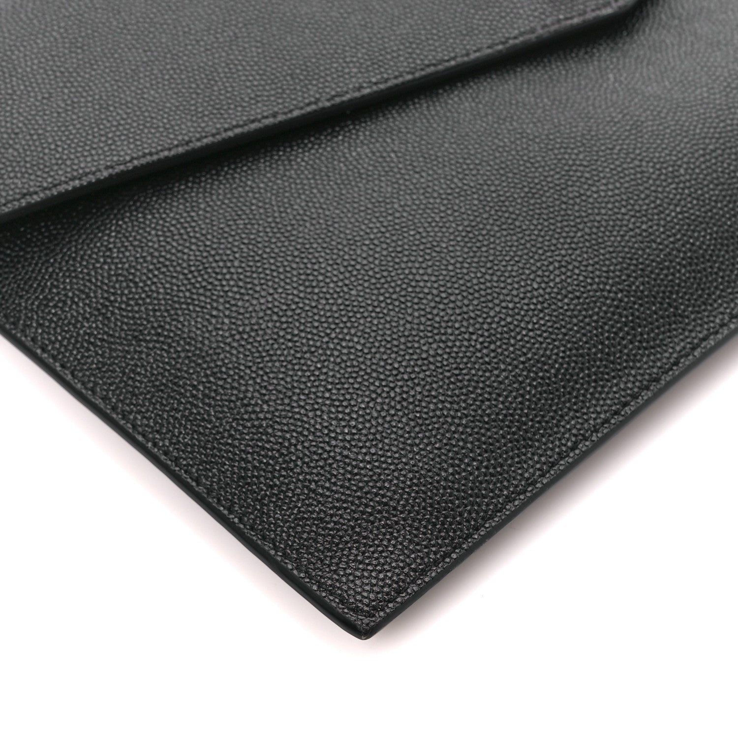 Saint Laurent Grain De Poudre Uptown Pouch Black 9 of 11