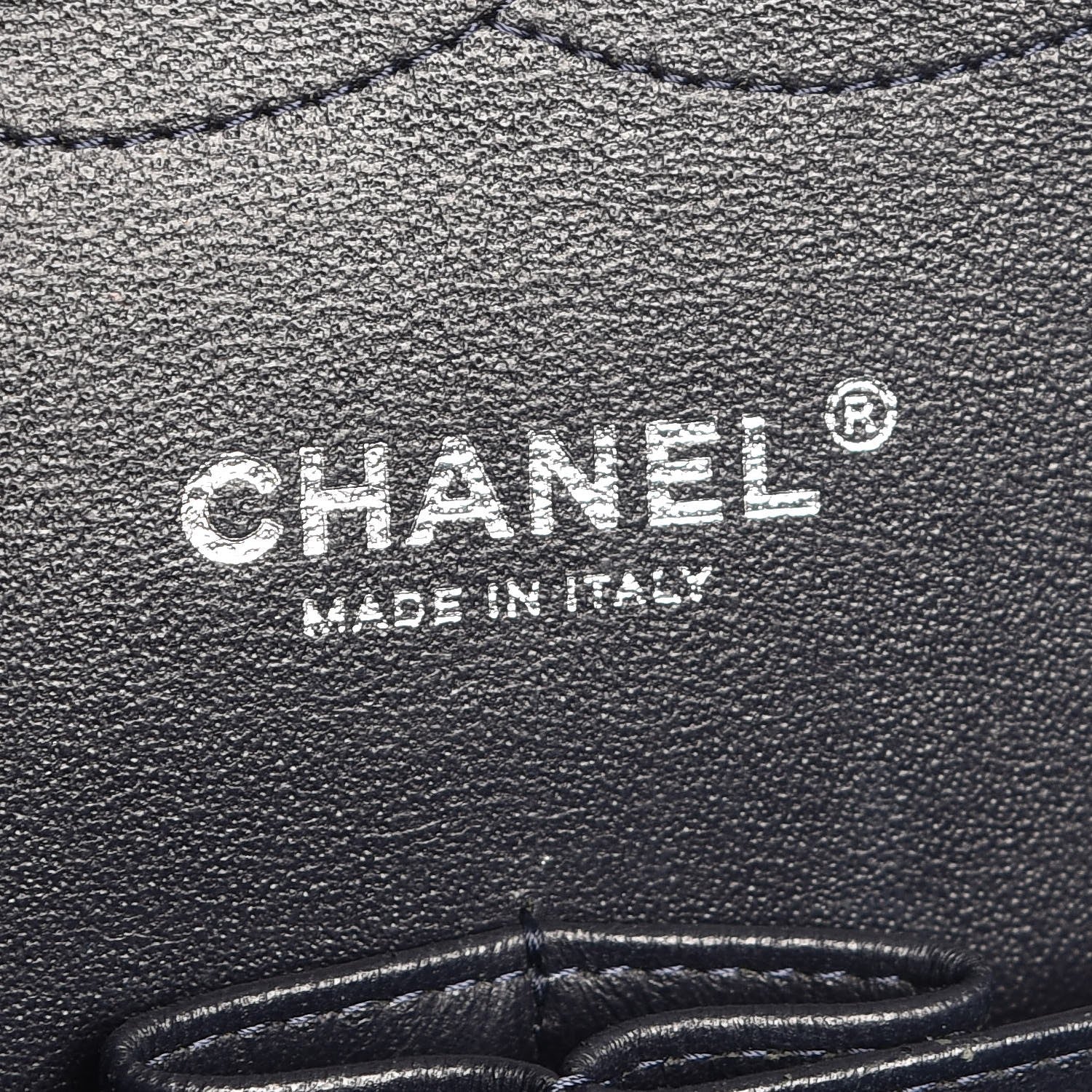 Chanel Lambskin Quilted Jumbo Double Flap Navy 7 of 14