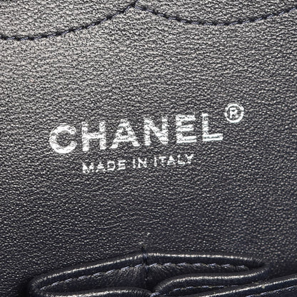 Chanel Lambskin Quilted Jumbo Double Flap Navy 7 of 14