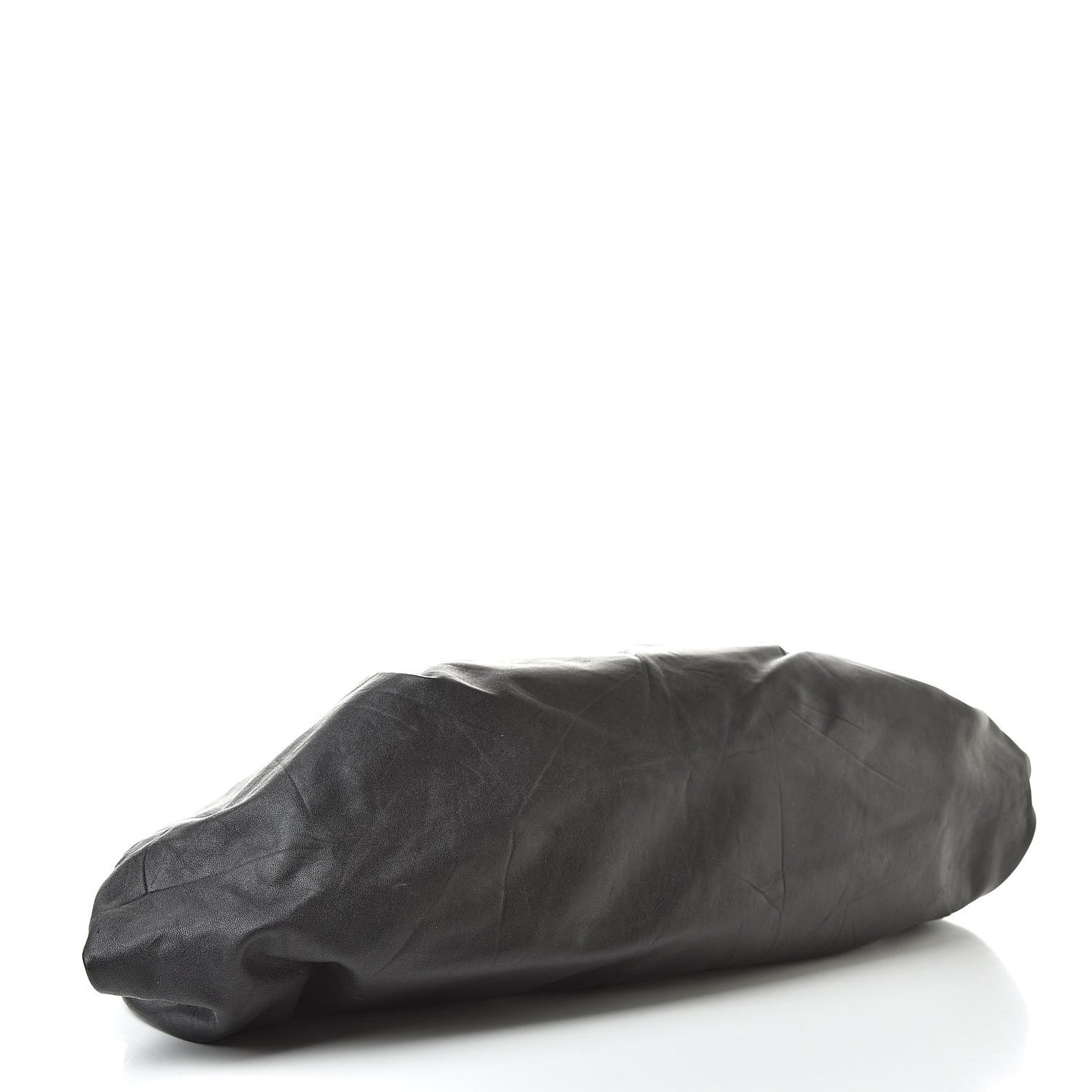 Nappa Pleated Clutch Black