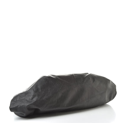 Prada Nappa Pleated Clutch Black 4 of 9