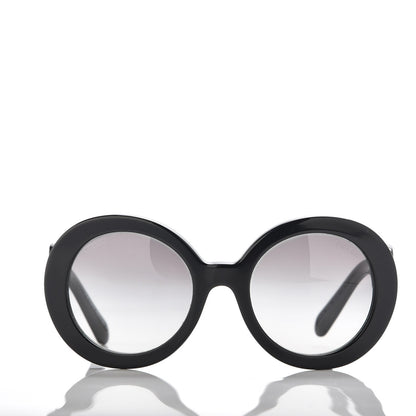 Prada Baroque Sunglasses SPR 27N Black 2 of 7