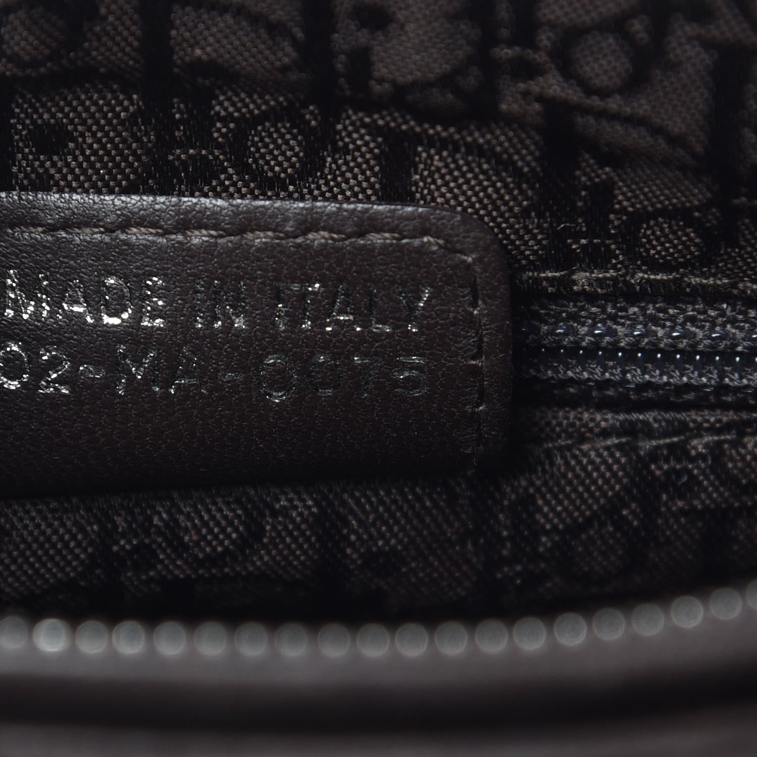 Christian Dior Lambskin Cannage Medium Lady Dior Dark Brown 7 of 16