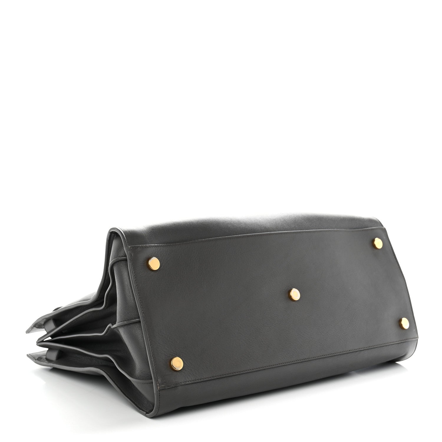 Saint Laurent Calfskin Large Sac de Jour Carryall Grey 4 of 16