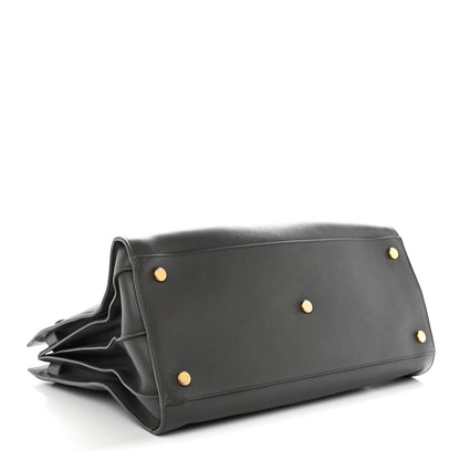 Saint Laurent Calfskin Large Sac de Jour Carryall Grey 4 of 16