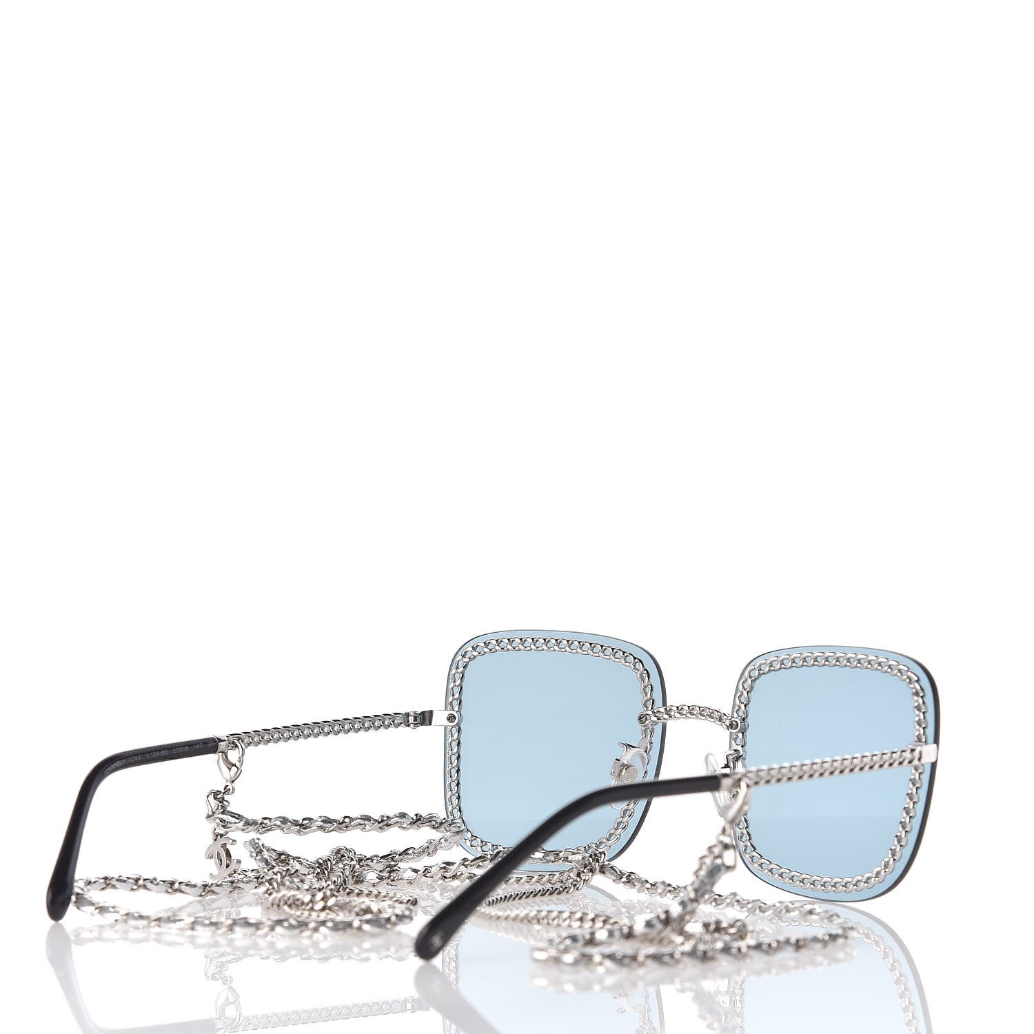 Chanel Chain Square Sunglasses 4244 Blue 4 of 7