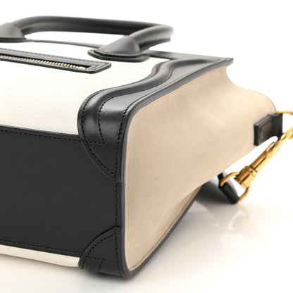 Celine Smooth Drummed Calfskin Nano Tri-Color Luggage White 9 of 9