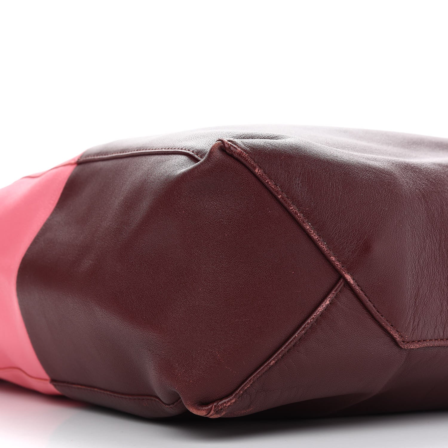 Celine Smooth Lambskin Vertical Bi-Cabas Pink Rust 8 of 9