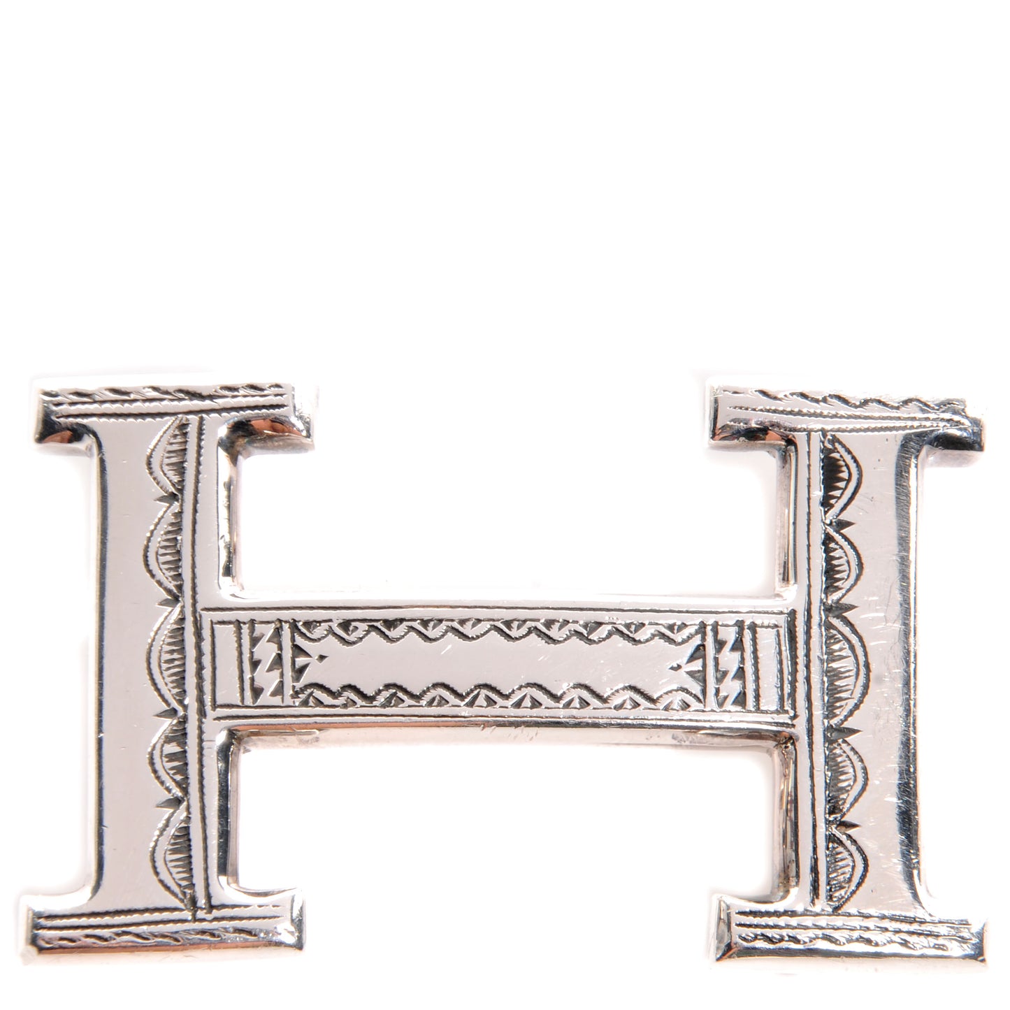 Sterling Silver Touareg 32mm H Belt Buckle