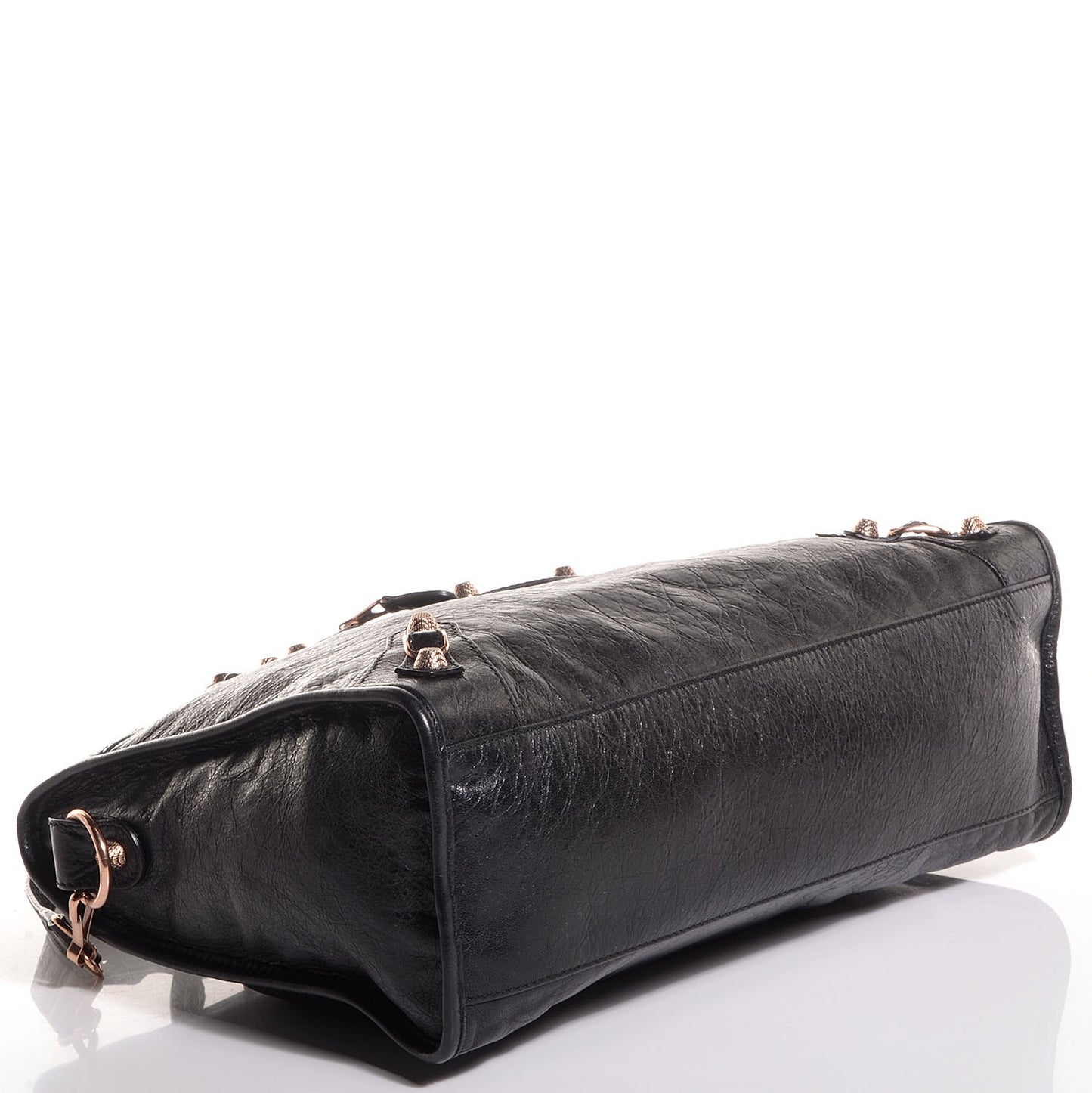 Agneau Giant 12 Rose Gold Hardware City Black