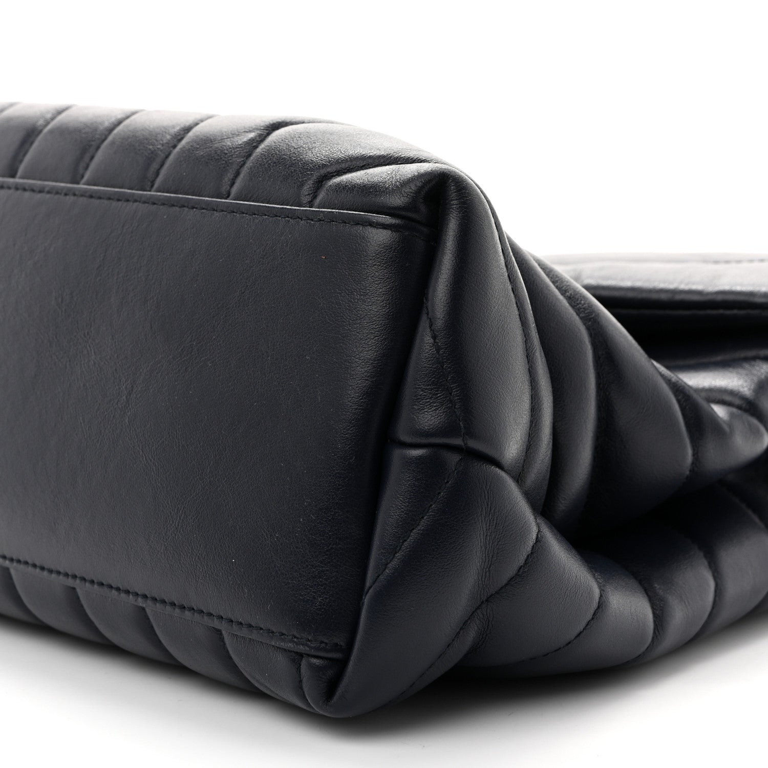 Saint Laurent Calfskin Y Quilted Monogram Medium Loulou Chain Satchel Medium Blue 10 of 14