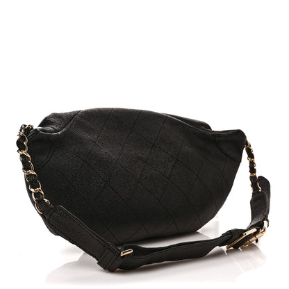 Chanel Caviar Stitched Banane Waist Bag Fanny Pack Black 2 of 8